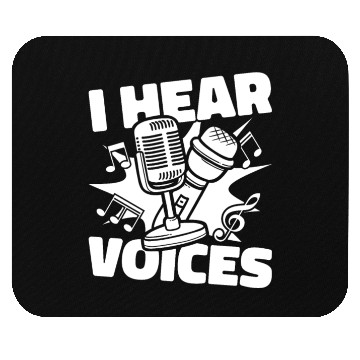 Discover Music Teacher Microphone Mouse Pads