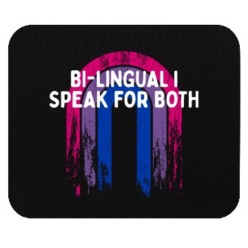 Discover Bi-lingual I Speak for Both Bisexual Pride Month Mouse Pads