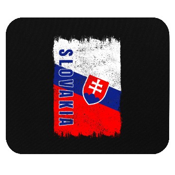 Discover Slovakia vintage flag Mouse Pads