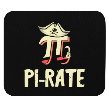 Discover Pi-rate Mathematician Math Student Pirate Lover Mouse Pads