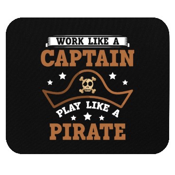 Discover Work Like A Captain Play Like A Pirate Whisperer Mouse Pads
