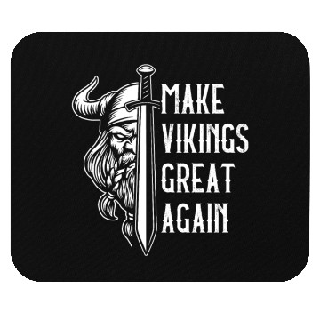 Discover Make Vikings Great Again Valhalla Pagan Norsemen Mouse Pads