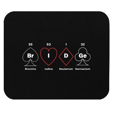 Discover Contract Bridge Bidding Duplicate Card Game Mouse Pads