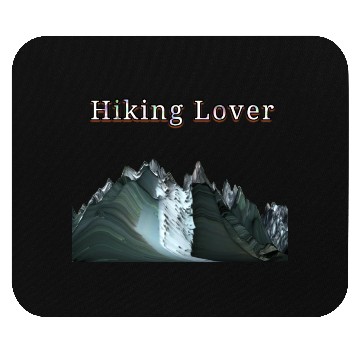 Discover hiking lover Mouse Pads