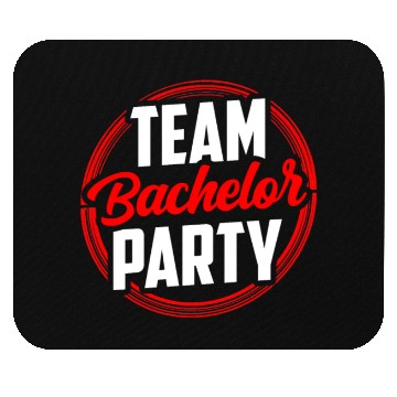 Discover Team Bachelor Party Bride Groom Mouse Pads