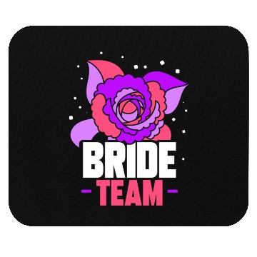 Discover Bride Team Wedding Bachelorette Party Cute Mouse Pads