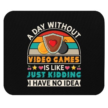 Discover Video Game Lover Funny Gamer Mouse Pads