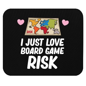 Discover Risk - I just love board game risk Mouse Pads