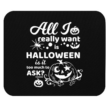 Discover Jack o Lantern Halloween Pumpkin face Mouse Pads