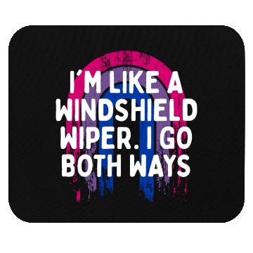 Discover I Go Both Ways Bisexual LGBTQ Bi Pride Funny Dad Mouse Pads