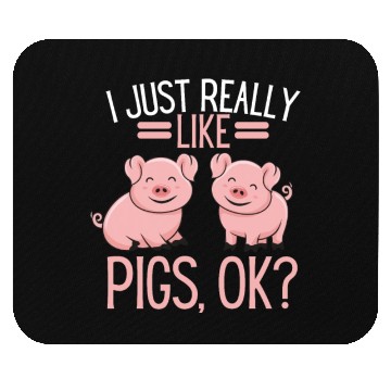 Discover Farm Animal Lover Farmer Funny Gift Pig Mouse Pads