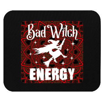 Discover Witchy Quote Bad Witch Celtic Mandala Mouse Pads