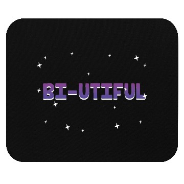 Discover Bi-Utiful Bisexual Positivity Bi Pride Positive Mouse Pads