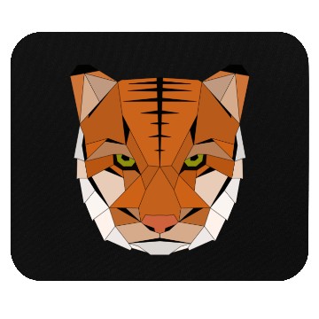 Discover Tiger geometric Mouse Pads