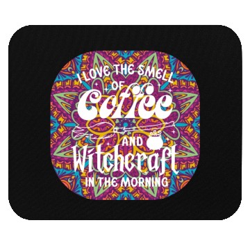 Discover Witchy Funny Quote On a Mandala purple Mouse Pads