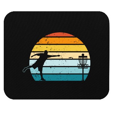Discover Disc Golf Disc Golfing Player Ultimate Frisbee Mouse Pads