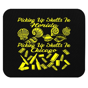 Discover Picking Up Shells In Florida Vs Chicago © Mouse Pads