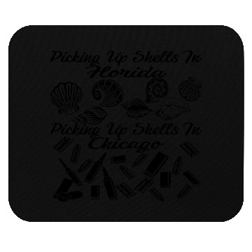 Discover Picking Up Shells In Florida Vs Chicago © Mouse Pads