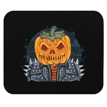 Discover Spooky Jack-o'-lantern Mouse Pads