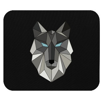 Discover Wolf geometric Mouse Pads