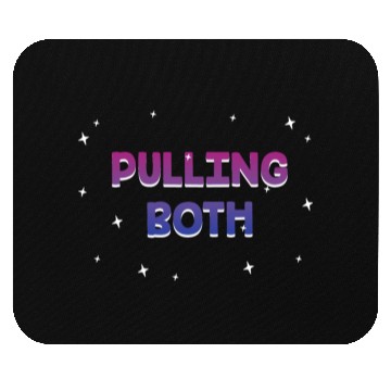 Discover Pulling Both Bisexual LGBTQ Bi Pride Couples Funny Mouse Pads