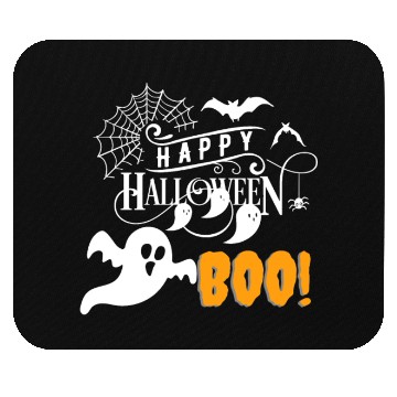 Discover Boo scary Halloween Mouse Pads