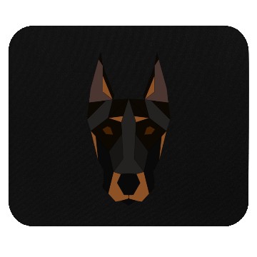 Discover Doberman geometrical Mouse Pads