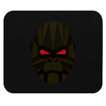 Discover Evil gorilla geometrical Mouse Pads