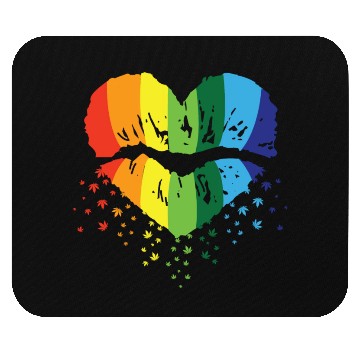 Discover LBGT Flag Gay Pride Human Vintage Rainbow Mouse Pads