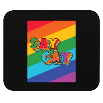 Discover LBGT Flag Gay Pride Human Vintage Rainbow Mouse Pads
