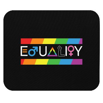 Discover LBGT Flag Gay Pride Human Vintage Rainbow Mouse Pads