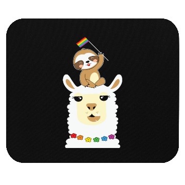 Discover LBGT Flag Gay Pride Human Vintage Rainbow Mouse Pads