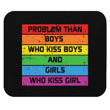 Discover LBGT Flag Gay Pride Human Vintage Rainbow Mouse Pads