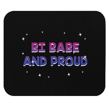 Discover Bi Babe and Proud Bisexual Girlfriend Bi Pride Mouse Pads
