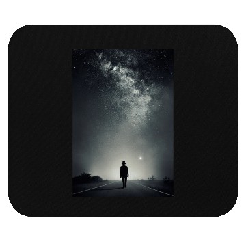 Discover The lonely man Mouse Pads