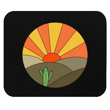 Discover Sunrise desert Mouse Pads