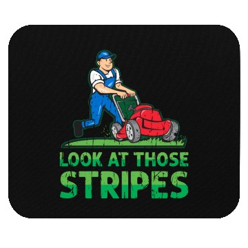 Discover Look at those stripes - lawn mowing Mouse Pads