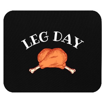 Discover Retro Cute Leg Day Turkey Funny Gym Thanksgiving Mouse Pads