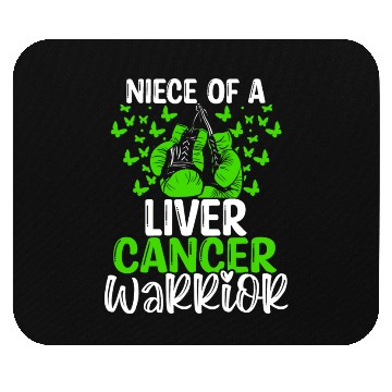 Discover Liver Cancer Awareness Niece Aunt Uncle Mouse Pads