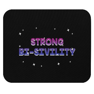 Discover Strong Bisivility Bisexual LGBTQ Bi Pride LGBT Mouse Pads