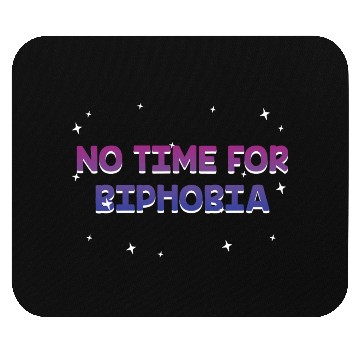 Discover No Time for Biphobia Bisexual LGBTQ Bi Pride Mouse Pads