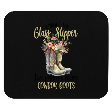 Discover Princess Wears Cowboy Boots Mouse Pads