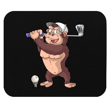 Discover Golfing Monkey Mouse Pads