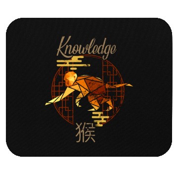 Discover Chinese Zodiac Animals Astrology Geometric Monkey Mouse Pads