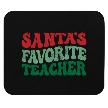 Discover Santa teacher Mouse Pads