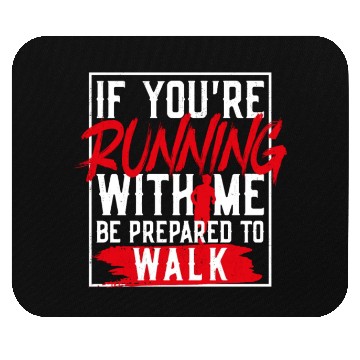 Discover Running Runner Half Marathon Slow Mouse Pads