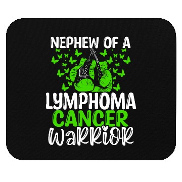 Discover Lymphoma Cancer Awareness Nephew Aunt Uncle Mouse Pads