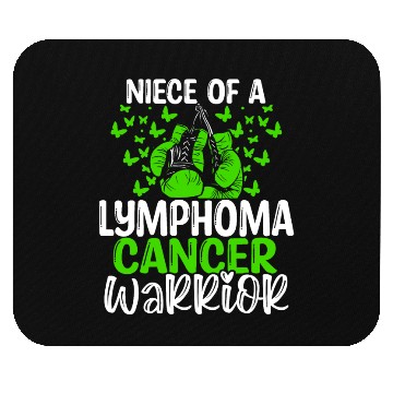 Discover Lymphoma Cancer Awareness Niece Aunt Uncle Mouse Pads