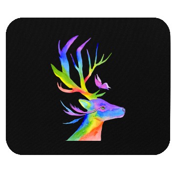 Discover Deer and Butterfly Mouse Pads