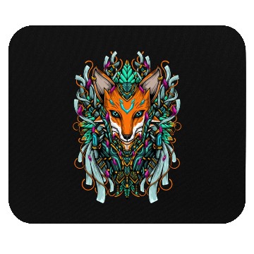 Discover Vivid Royal Ancient Celtic Fox Mouse Pads